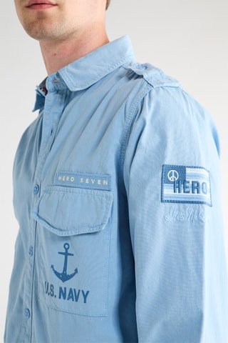 Chemise Steve McQueen - Bleu