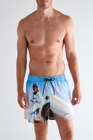 Short de bain - Ciel