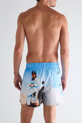 Short de bain - Ciel
