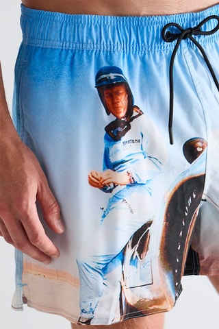 Short de bain - Ciel