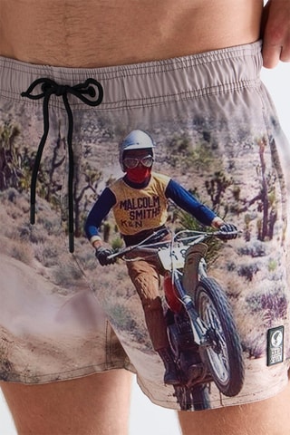 Short de bain - Gris