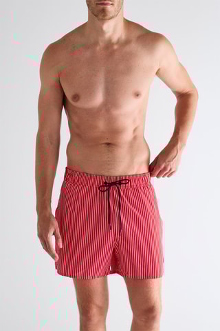 Short de bain - Rouge