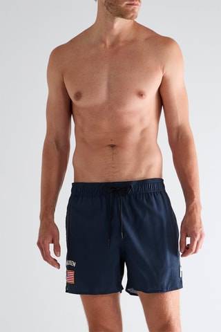 Short de bain Steve McQueen - Bleu marine