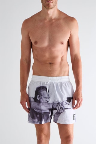 Short de bain - Blanc