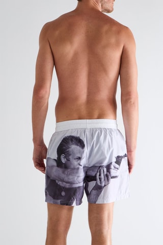 Short de bain - Blanc