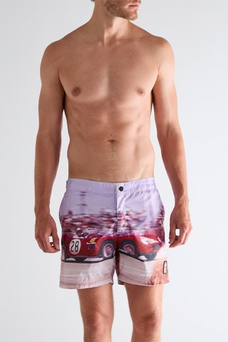 Short de bain - Mauve