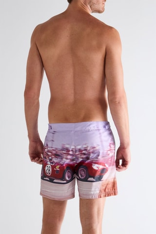 Short de bain - Mauve