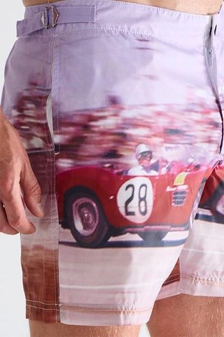 Short de bain - Mauve