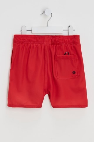 Short de bain - Rouge