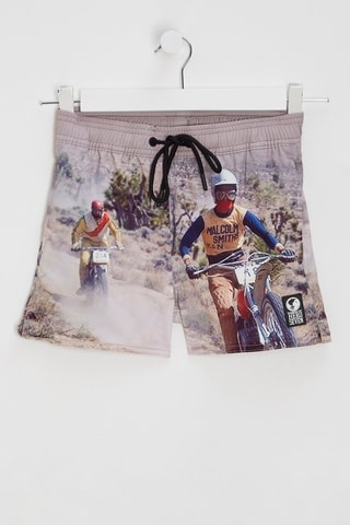 Short de bain - Mauve