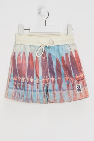 Short de bain - Blanc