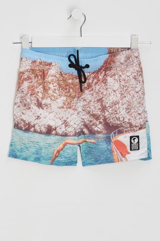 Short de bain - Ciel