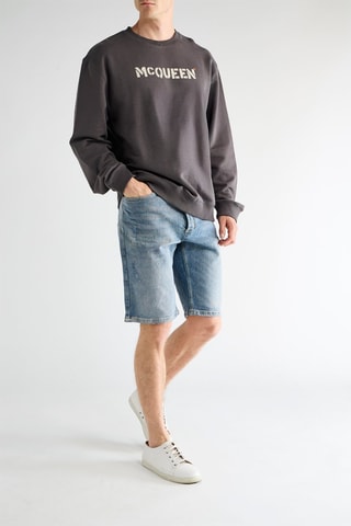 Short en jean - Bleu