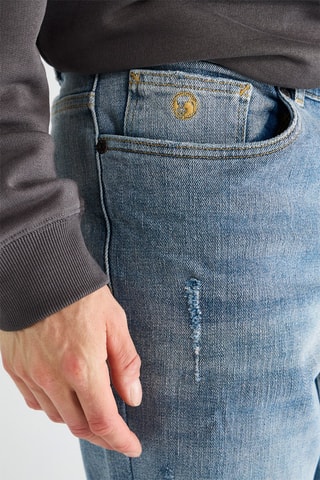 Short en jean - Bleu