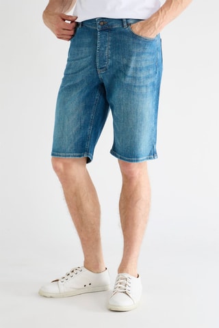 Short en jean - Bleu
