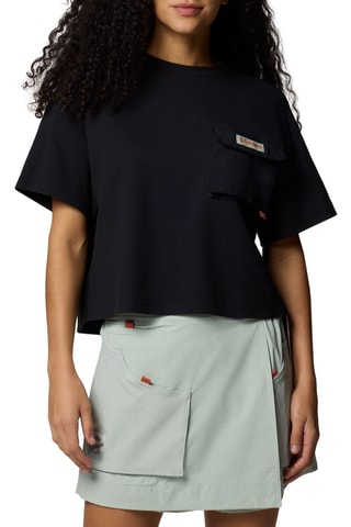 T-shirt cropped Cove Beach™ - Zwart