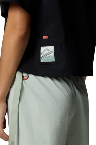 T-shirt cropped Cove Beach™ - Zwart