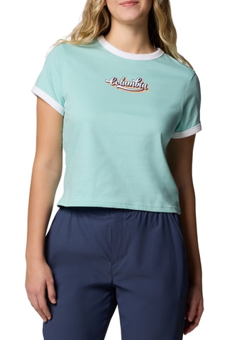 Biologisch Katoenen T-shirt Rolling Bend™ - Groen