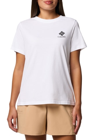 Biologisch Katoenen T-shirt Rolling Bend™ - Wit