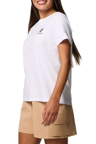 Biologisch Katoenen T-shirt Rolling Bend™ - Wit