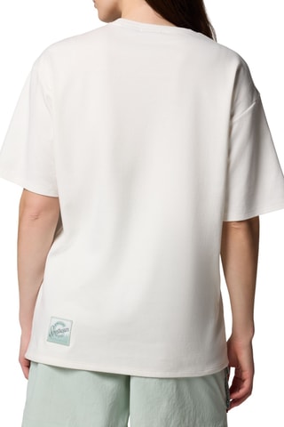 T-shirt Cove Beach™ - Wit en Lichtgroen