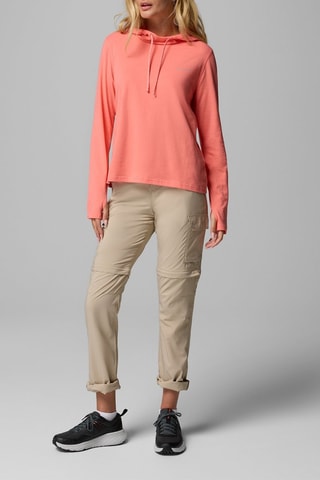 Sweater met Capuchon W EU Sun Trek™ - Rood