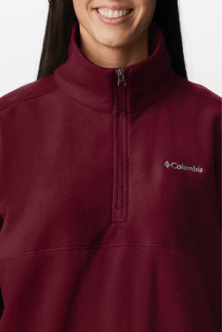 Fleece Sweater Brushy Bay™ - Bordeauxrood