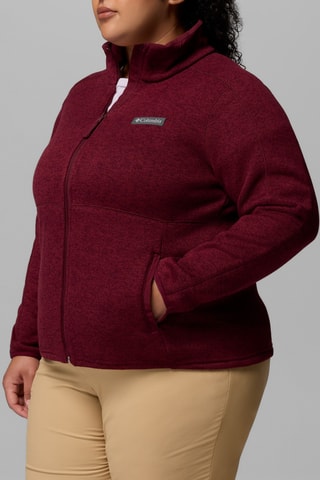 Fleece Jasje Weather™ - Bordeauxrood