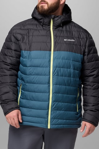 Gewatteerde Jas met Capuchon Powder Lite™ - Pauwblauw 