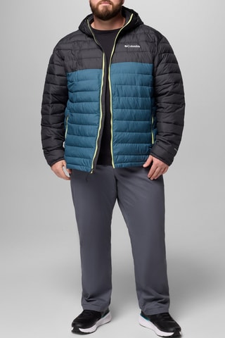 Gewatteerde Jas met Capuchon Powder Lite™ - Pauwblauw 