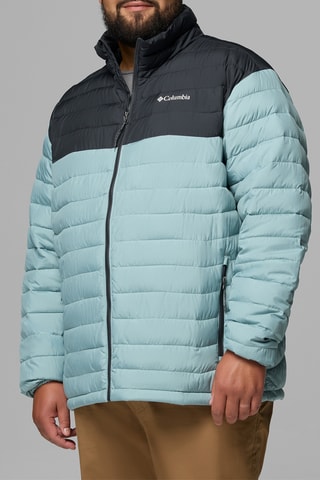 Gewatteerde Jas met Capuchon Powder Lite™ - Hemelsblauw en Zwart