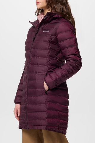 Lange Gewatteerde Jas met Capuchon Lake 22™ - Rood