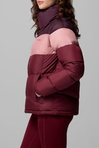 Gewatteerde Jas Puffect™ - Rood en Oudroze