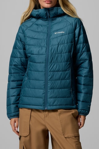 Gewatteerde Jas met Capuchon Powder Lite™ II - Pauwblauw