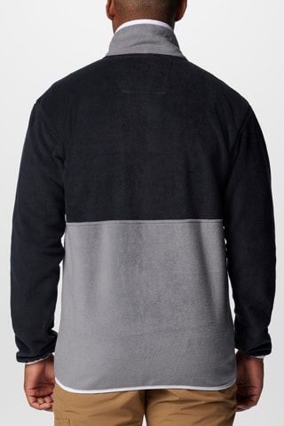 Fleece Jasje Backbowl™ - Zwart en Lichtgrijs