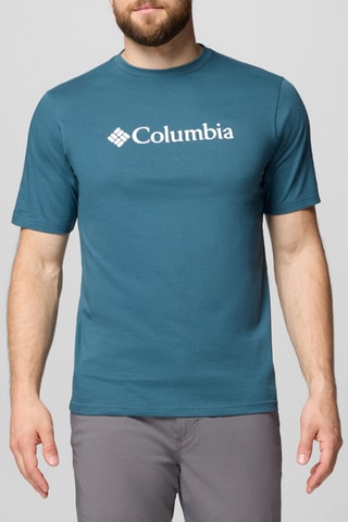 Biologisch Katoenen T-shirt CSC Basic Logo™ - Pauwblauw