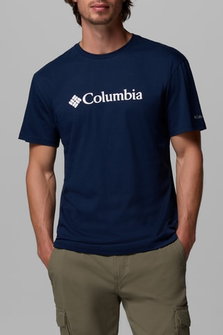 Biologisch Katoenen T-shirt Basic Logo™ - Marineblauw