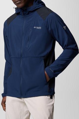 Fleece Wandeljasje Softshell Canyon™ - Marineblauw