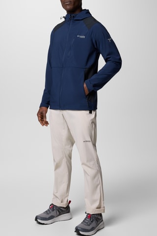 Fleece Wandeljasje Softshell Canyon™ - Marineblauw