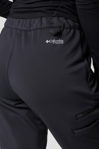 Wandelbroek Softshell Hoge taille Vast Canyon™ - Zwart