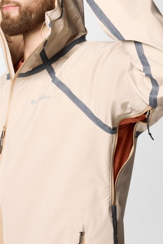 Jasje met capuchon Reign No Shine™ - Lichtbruin