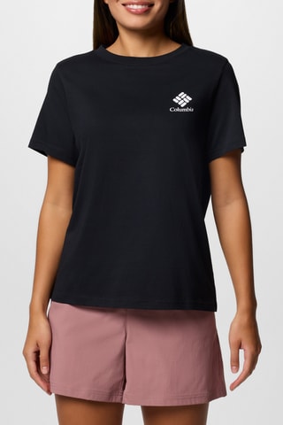 Biologisch Katoenen T-shirt Rolling Bend™ - Zwart