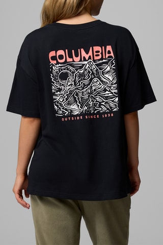 Biologisch Katoenen Oversized T-shirt Rolling Bend™ - Zwart