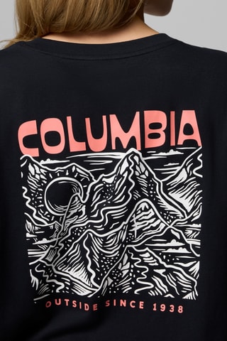 Biologisch Katoenen Oversized T-shirt Rolling Bend™ - Zwart