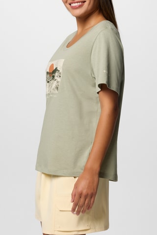 T-shirt - Lichtgroen en Ecru