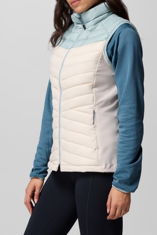 Bodywarmer Powder Pass™ - Hemelsblauw en Wit