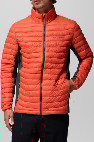 Gewatteerde Jas Powder Pass™ - Oranje en Grijs