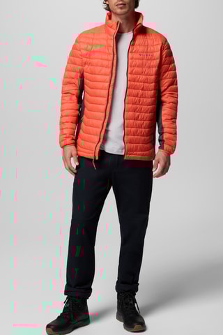 Gewatteerde Jas Powder Pass™ - Oranje en Grijs