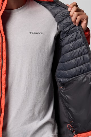 Gewatteerde Jas Powder Pass™ - Oranje en Grijs