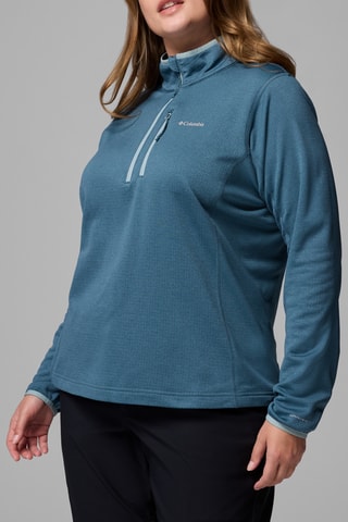 Fleece Sweater Essential Hike™ - Pauwblauw